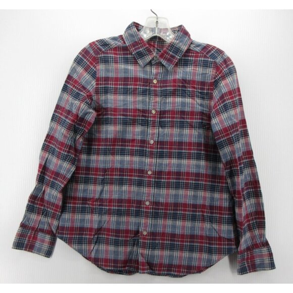 Journal Standard Shirt XS Red Japanese Button Up Shirt Plaid Colorful * - Picture 1 of 12